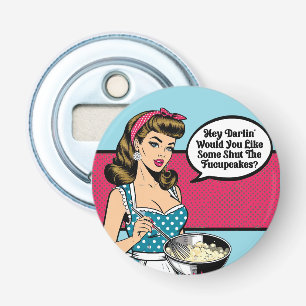 Retro Pinup_ Hey Darlin Bottle Opener