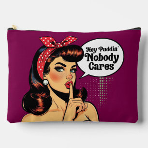 Retro Pinup_ Hey Pudding Accessory Pouch