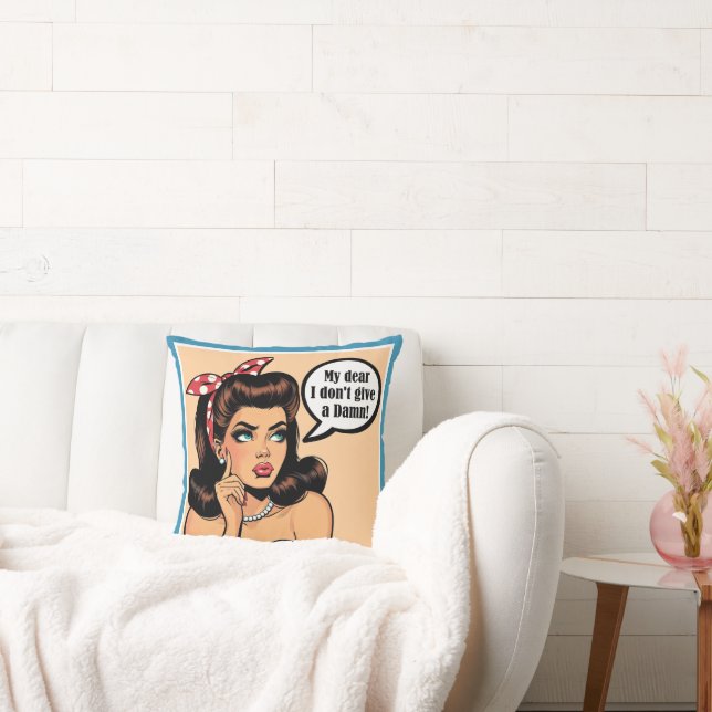 Retro Pinup_ My Dear Cushion (Couch)