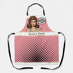 Retro Pinup_ Not Wrong Apron