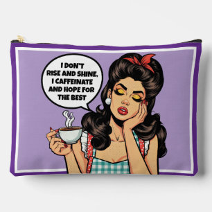 Retro Pinup_ Rise and Shine Accessory Pouch