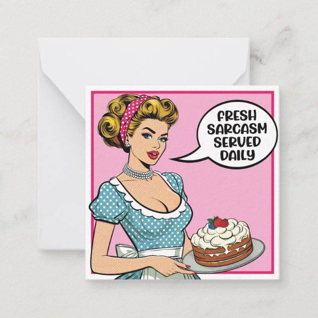 Retro Pinup_ Served Daily Card (Front)
