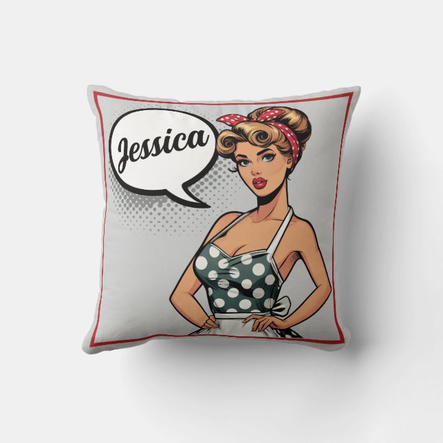 Retro Pinup_ Smart Assy Cushion (Back)