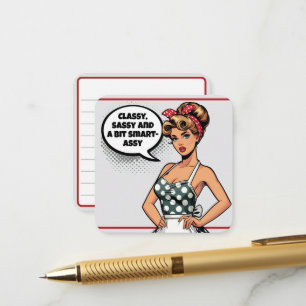 Retro Pinup_ Smart Assy Enclosure Card
