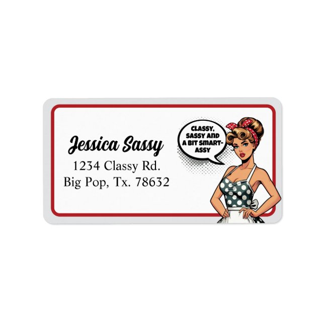 Retro Pinup_ Smart Assy Label (Front)