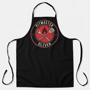 Retro Pitmaster Grill Master Apron