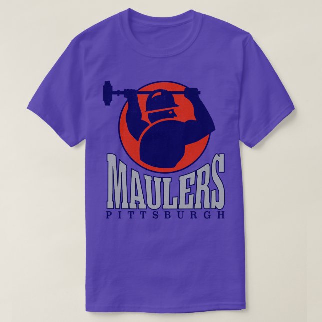 Retro Pittsburgh Maulers USFL  1984 T-Shirt (Design Front)