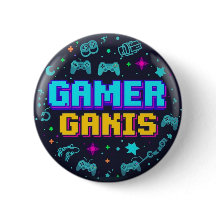 Retro Pixel Art Gaming Button Design"