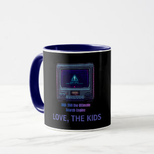 Retro Pixel Art Tech Dad Personalised Gift Mug