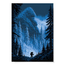 Retro Pixel Art Traveller Journeying Through 