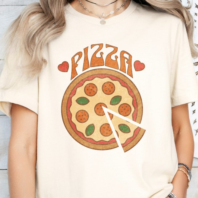 Retro Pizza, Pizza Lover, Funny Pizza Tee (Creator Uploaded)