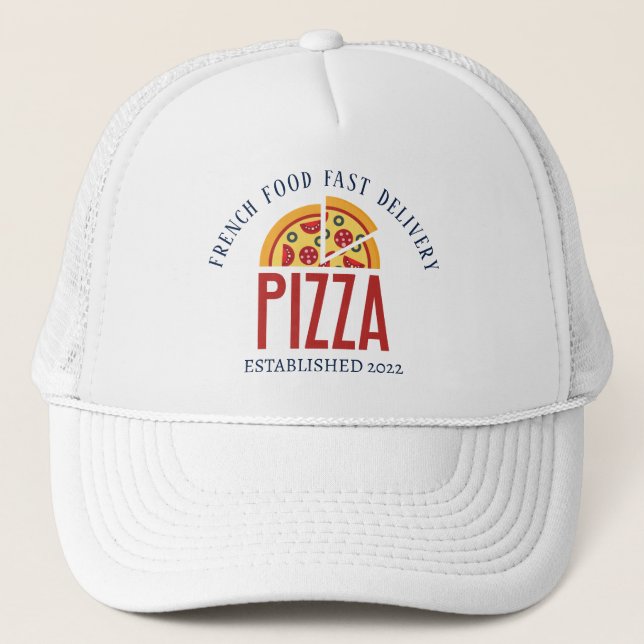Retro Pizza Trucker Cap (Front)