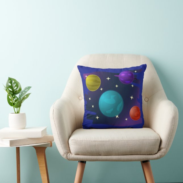 Retro Planets Cushion (Chair)