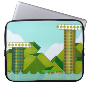 Retro Platform Game Laptop Sleeve