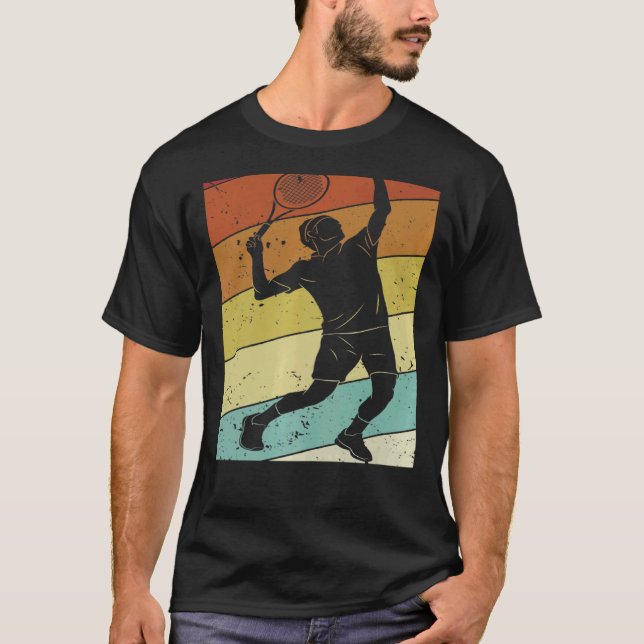 Retro Player Professional  Trainer Tennis  1 T-Shirt (Front)