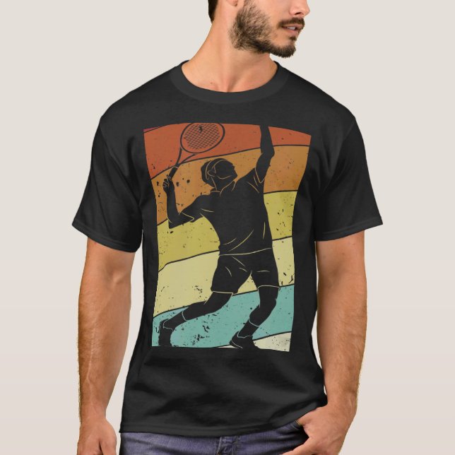Retro Player Professional  Trainer Tennis 1 T-Shirt (Front)