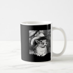 Retro P'nut The Squirrel Animal Lover Cute Cowboy Coffee Mug