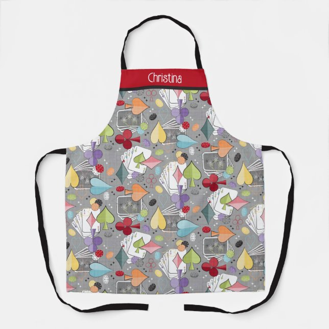 Retro Poker Apron (Front)