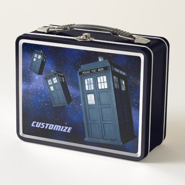 Retro Police Call Box (Front)