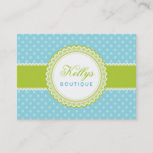 Retro Polka Dot Business Card