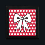 Retro Polka Dot Jewellery Gift Box<br><div class="desc">The design is from original art.</div>