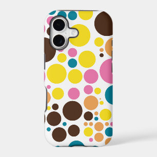Retro Polka Dot Mosaic Pattern