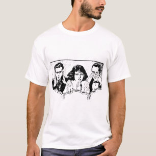 Retro Polyamory - Throuple - Spooning - Triad T-Shirt