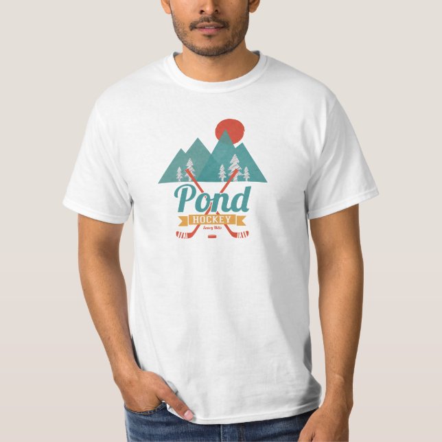 Retro Pond Hockey T-Shirt (Front)