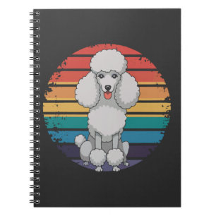 Retro Poodle Lover Dog Gifts for Poodle Owners Men Notebook