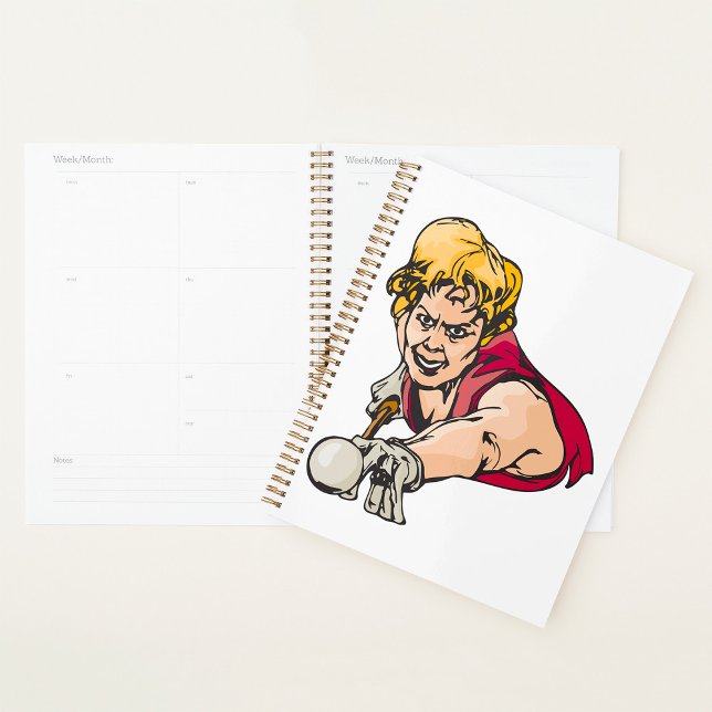 Retro Pool Player Vintage Billiards Sports Planner (Creator Uploaded)