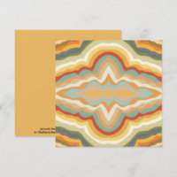 Retro Pop Art Abstract Geometric Wavy Pattern