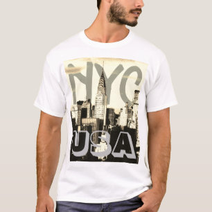 Retro Pop Art Comic New York City NYC USA T-Shirt