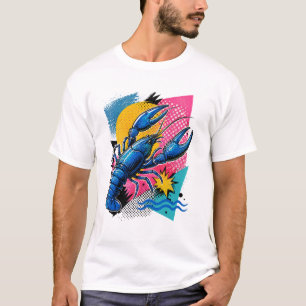 Retro Pop Art Crawfish – Trendy Unisex T- Shirt