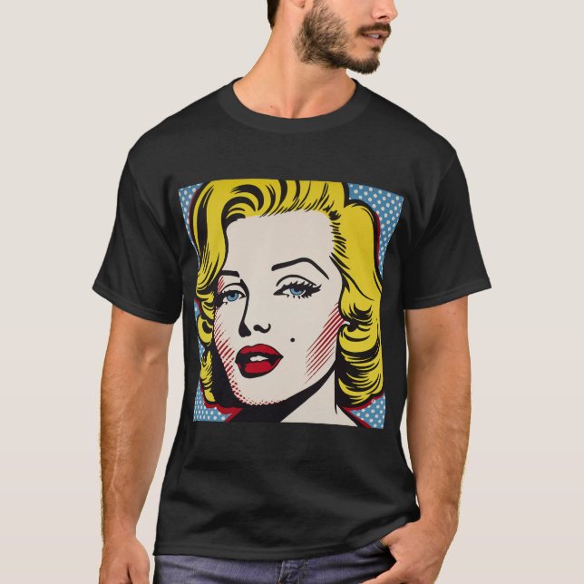 Retro Pop Art Diva T-Shirt (Front)