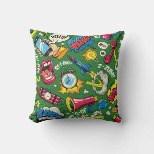 Retro Pop Art Explosion Cushion