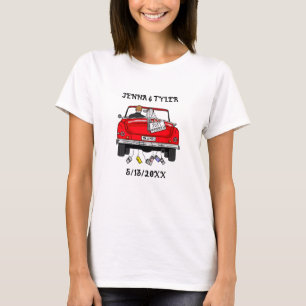  Retro Pop Art Mr & Mrs   Just Got Married   T-Shirt
