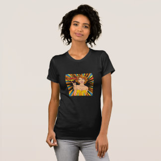 Retro pop art, OMG pin up girl T-Shirt