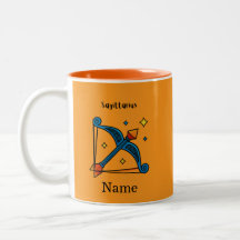 Retro Pop Art Sagittarius Zodiac Sign Gift