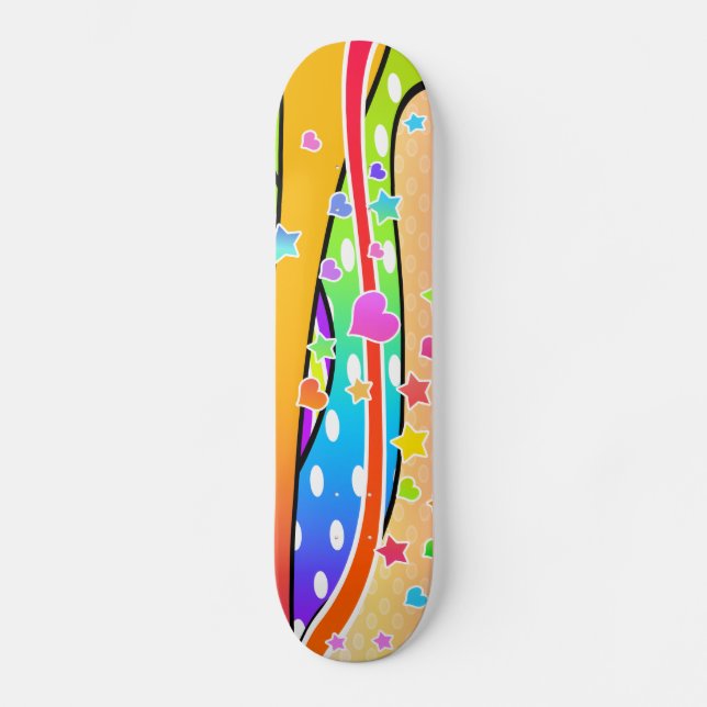 Retro POP ART SKATEBOARD (Front)