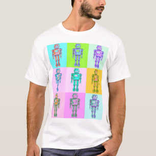 Retro Pop Robot v3 T-Shirt