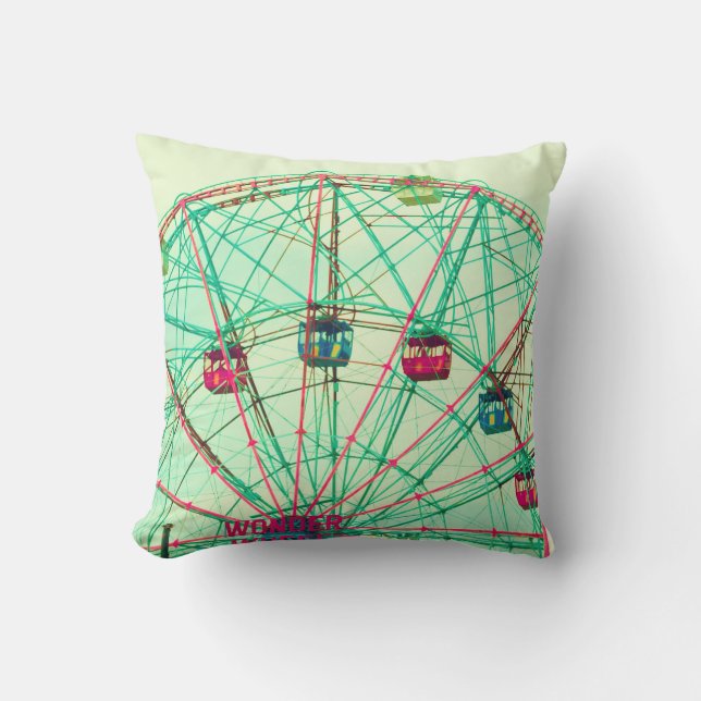 Retro Pop Summer Carnival Cushion (Front)