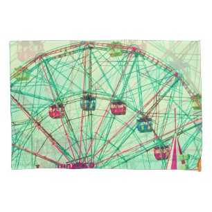 Retro Pop Summer Carnival Pillowcase