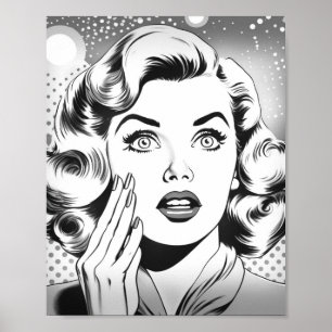 retro popart themed/design poster