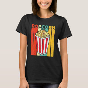 Retro Popcorn Corn Popcorn Snack T-Shirt