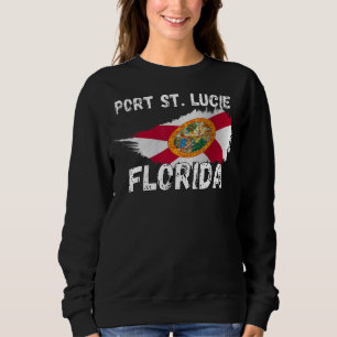 Retro Port St Lucie Florida Apparel Sweatshirt