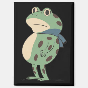 Retro Portland Frog Protest Anti Fascism Anti Ice Magnet