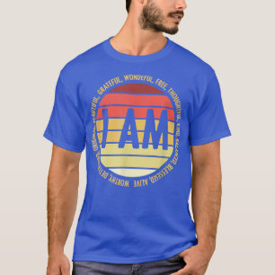 Retro Positive Affirmations Mental Health Awarenes T-Shirt