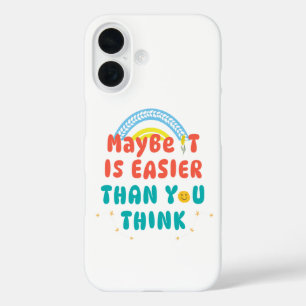 Retro Positive Quote iPhone / iPad case