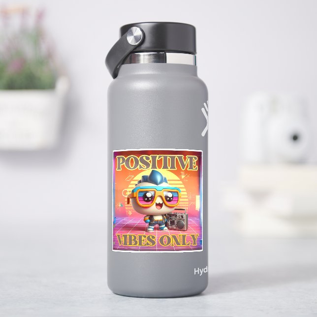 Retro Positive Vibes Only, Spread Positivity  (HydroFlask)