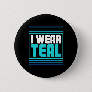 Retro Post Traumatic Stress Ptsd Awareness 6 Cm Round Badge